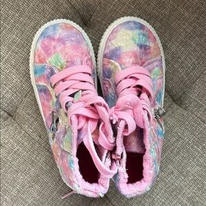 Blowfish Kids Sneakers with Pink and Multicolor Design